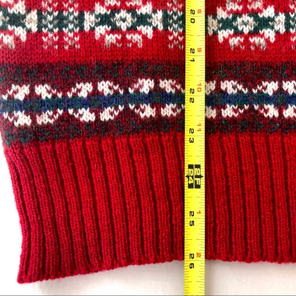 EUC Ralph Lauren fair isle wool sweater M - Picture 6 of 7